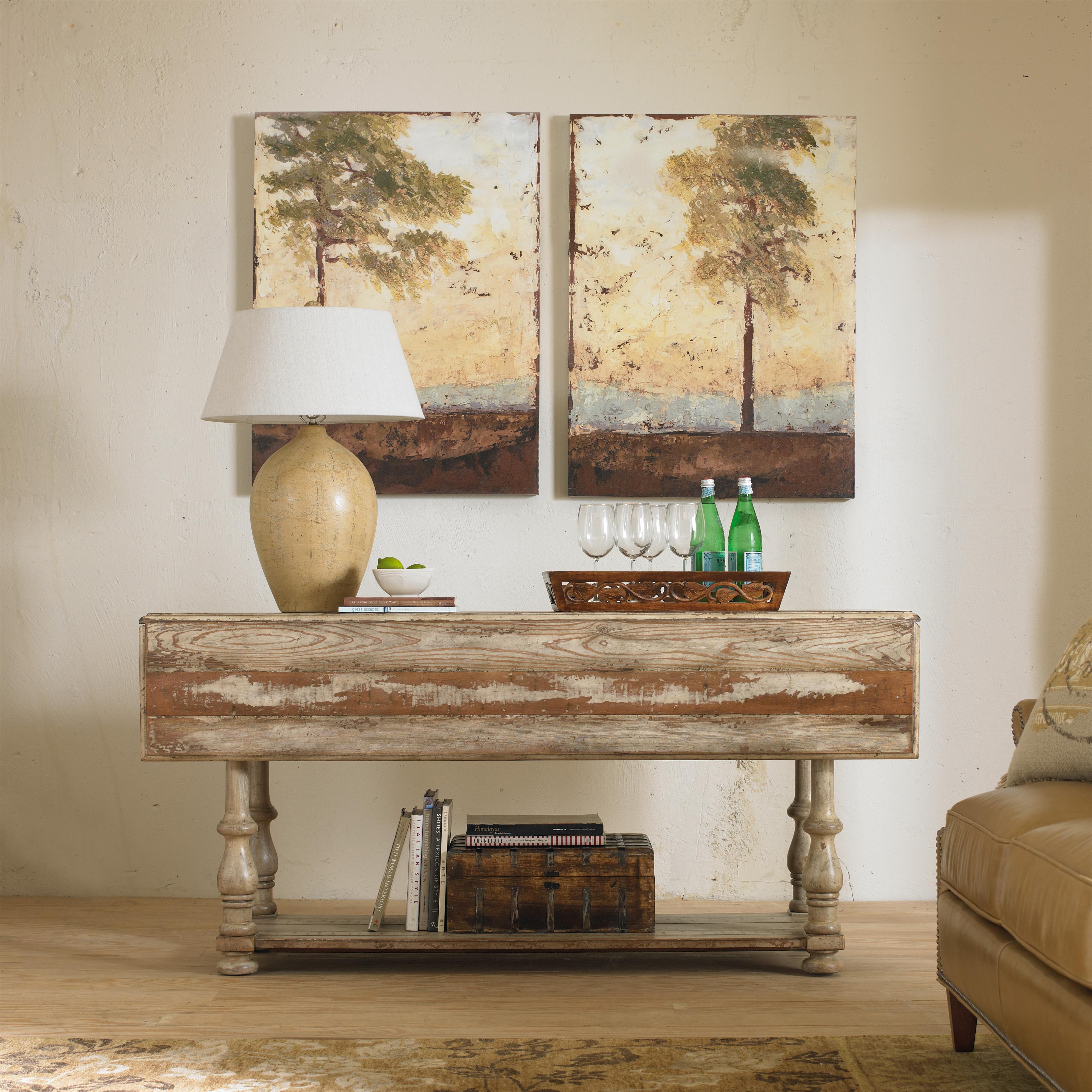 Hooker Furniture Wakefield 500485001 Drop Leaf Console Table with Two